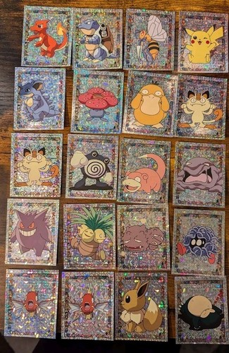 Pokémon merlin stickers - pokémon,