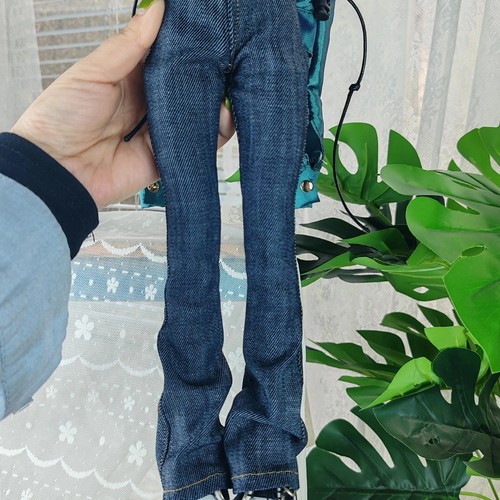 Washed flared long - flared,