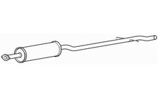 Centre Exhaust Middle Silencer