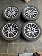 SET OF 4 17” VW GOLF MK5 GT TDI CLASSIX ALLOYS & TYRES 1K0601025AN