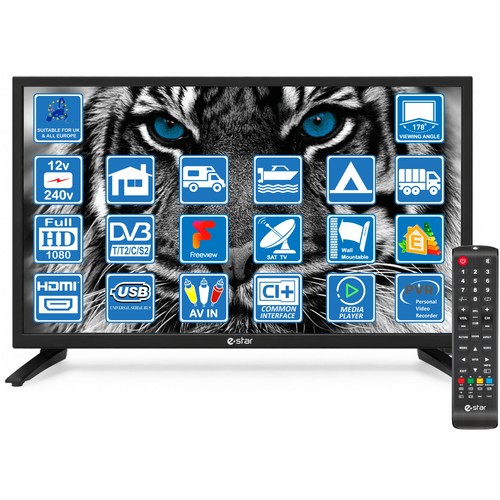 12v 240v tv - 22",