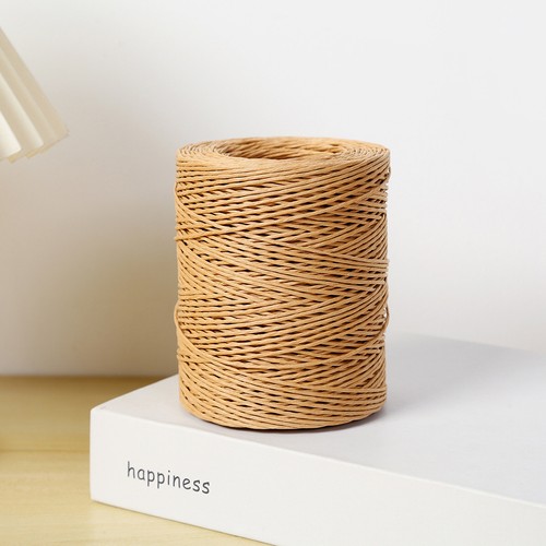 Natural cotton raffia yarn - natural,
