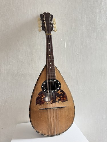Antique bowlback mandolin - bowlback, f