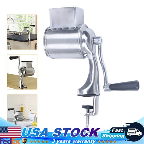 Rotary cheese grater hand - grater,