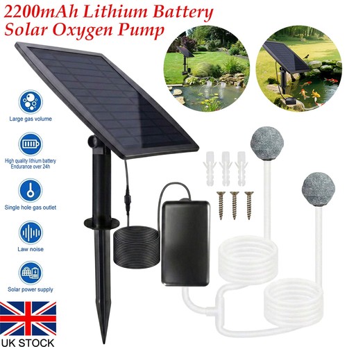 Solar power oxygenator pond - oxygenator,