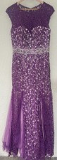 Jovani Purple Lace Beaded