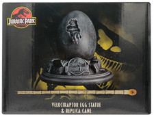 Jurassic Park Velociraptor Egg Statue and Replica Cane Limited Edition of 1993