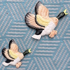 2 x Vintage Ceramic Flying