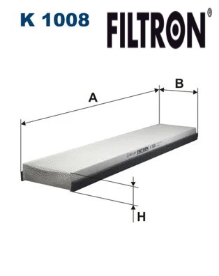 Interior air filter - filter, 1008