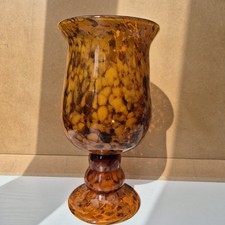 Large Tortoiseshell Art Glass