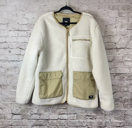 Vans collarless sherpa jacket - vans,
