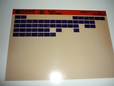 Peugeot spare parts list series Trekker 10/97, edition no1 original