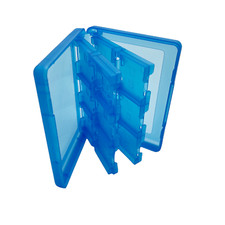 Game holder Case box for 3DS 2DS DS Nintendo cartridge 24 in 1 BLUE - UK Seller