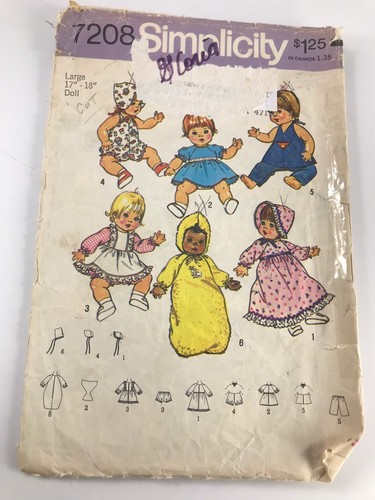 Vintage simplicity 7208 - simplicity, #7208
