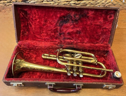 Vintage cornet brass - cornet,