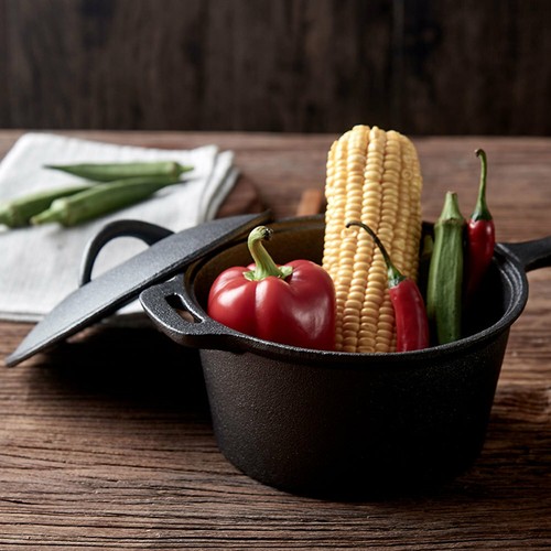 Cast iron pre - iron, pre-seasoned