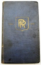 ROLLS ROYCE Ghost 40-50Hp Six Cyl. Car Owners Handbook Feb 1920 reprint