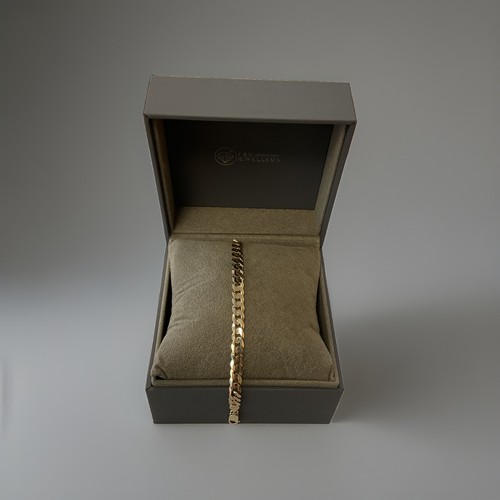 9ct gold curb link - 9ct,