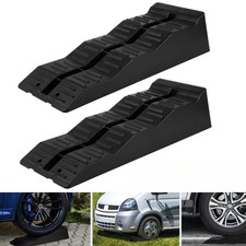 2x Heavy Duty Caravan Levelling Ramp Set Heavy Duty Motorhome 5.5 Tonnes Black