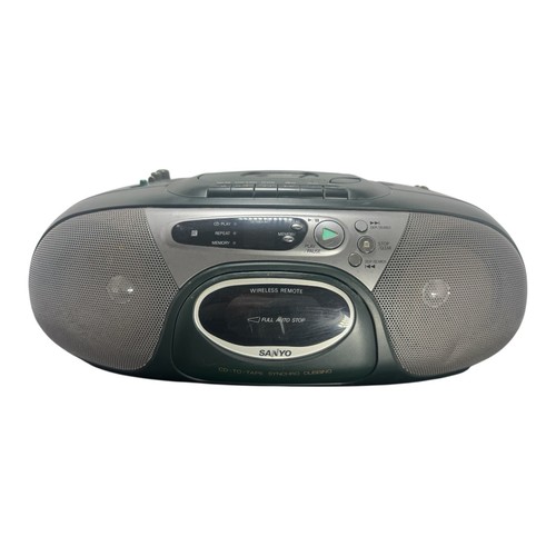 Sanyo portable radio cassette - sanyo,