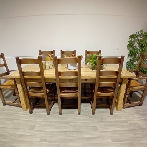Rustic oak refectory - rustic,