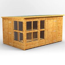 Potting Shed | Power Pent Potting Sheds | Wooden Combi | Sizes 8x4 to 12x8