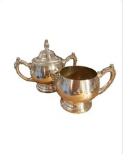 Silver Plated Ornate Sugar