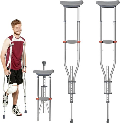 Underarm crutches adjustable - crutches,