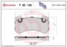 ✅Fits BREMBO P 85 136 HAM