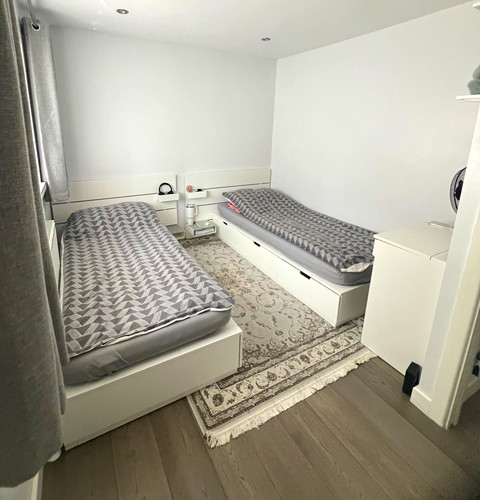 Ikea white single wooden - ikea,