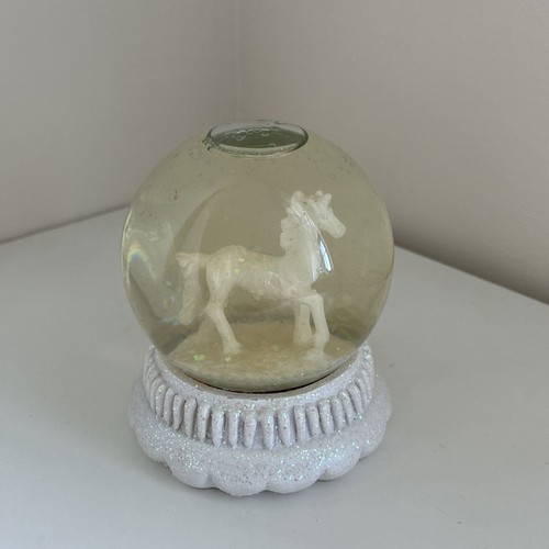 Unicorn glitter snow globe - snow,