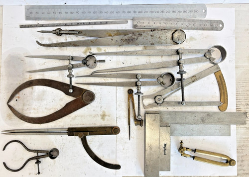 Used measuring tools calipers - used,