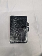 Filofax Classic Black Croc