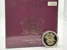 Queen Greatest Flix 1 And 2 Dvd Numbered Sealed New + Bonus Gold Coin Novelty