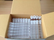 100 x Plastic test tubes