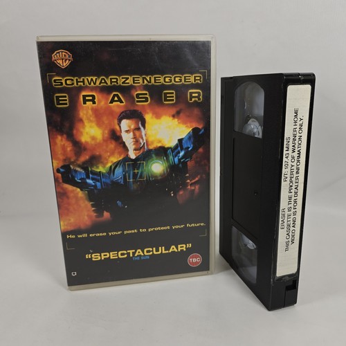 Eraser big box sample vhs - eraser,