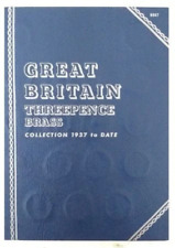 GREAT BRITAIN Collection 1937 to DATE, Whitman Folder of Three Pence Coins