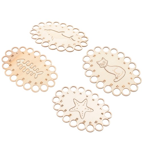 4pcs wooden embroidery thread - 4pcs,