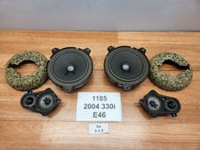 ✅ OEM BMW E46 330Ci Convertible Audio Sound System Speaker HARMAN KARDON SET