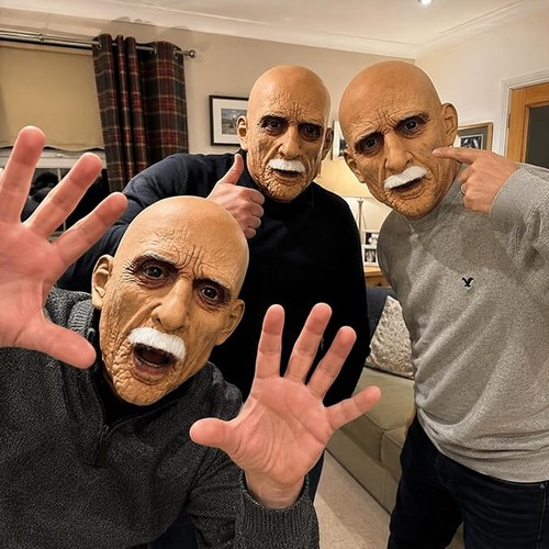 Halloween realistic old man - old,