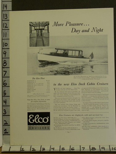 1931 elco cruiser boat - 1931,