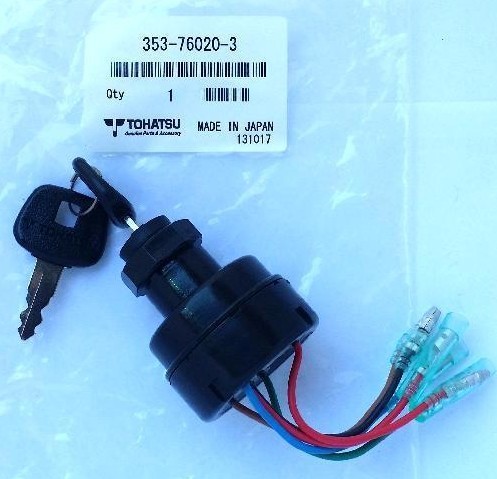 Genuine tohatsu outboard key - tohatsu,
