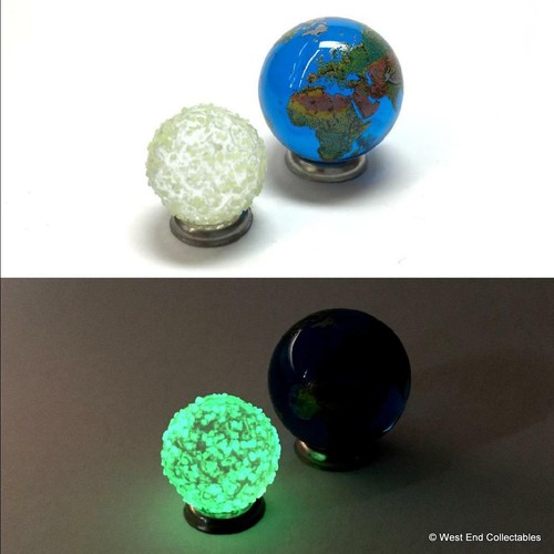 Earth moon glass - earth, marbles