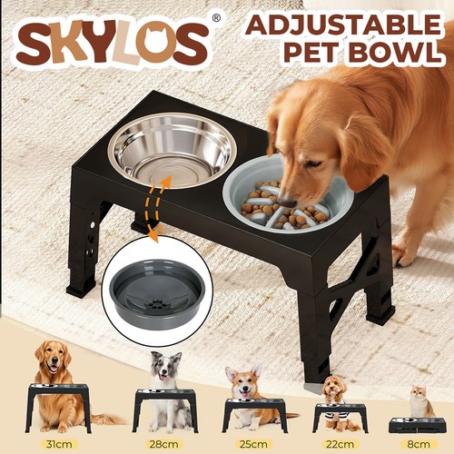 Skylos elevated pet feeder - elevated,