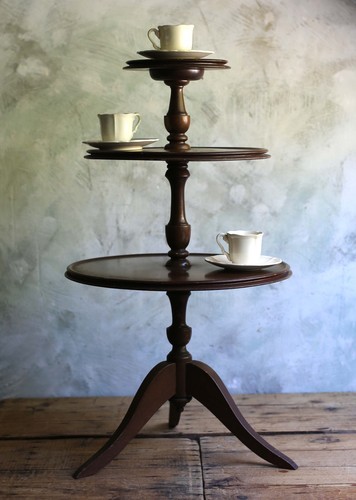 Antique tier dumbwaiter - 3,