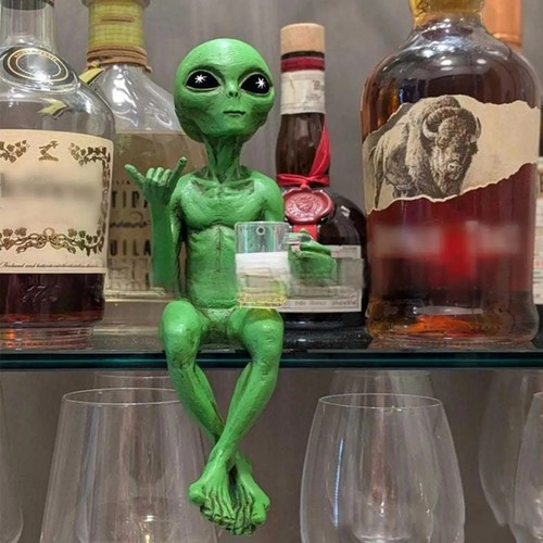 Green alien roswell - green,