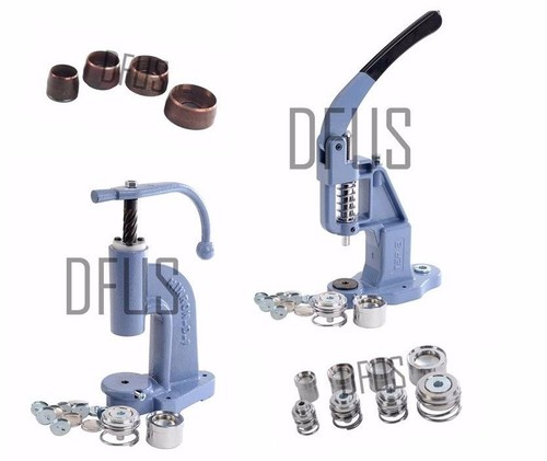 Button hand machine press - hand,