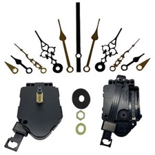 New Replacement Pendulum Ticking Quartz Clock Movement Mechanism & Metal Hands  