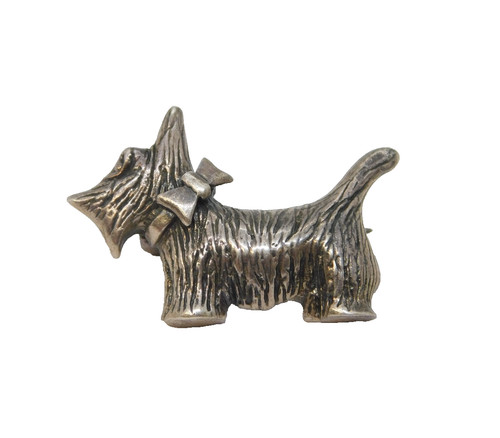 Sterling silver little westie - sterling,