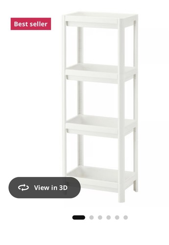 Ikea vesken shelf unit pack - shelf,